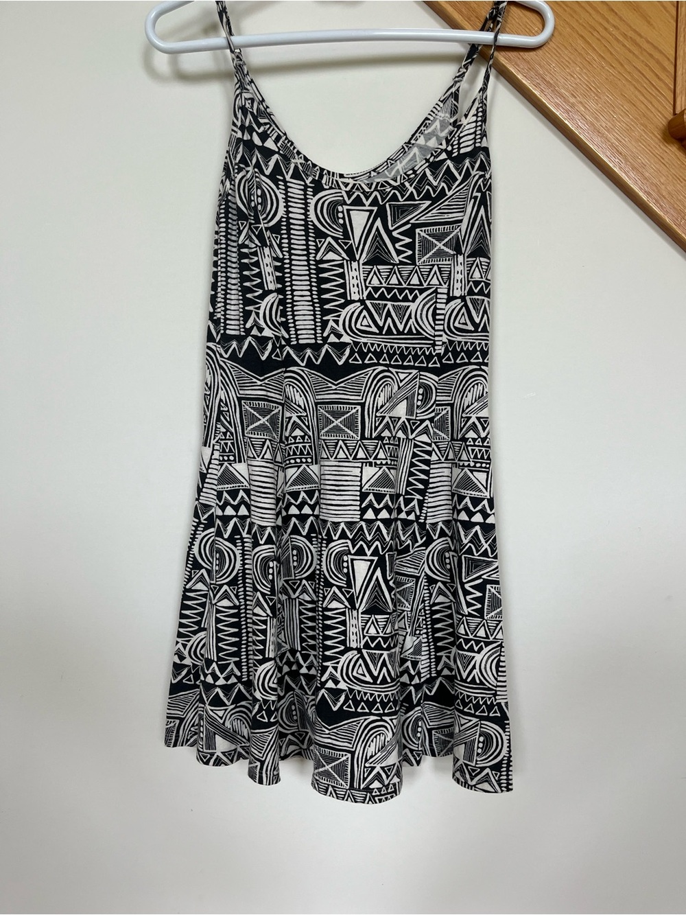 Billabong Black and White Tribal Tank Dress